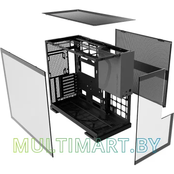 Корпус Geometric Future Model 5 (черный/серый) картинка 7